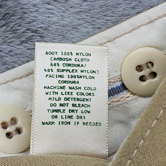 Vintage 80s LL Bean Pants Mens 34 Tan Ambush Briar Brush Guard Duck‎ Hunting - Picture 8 of 13